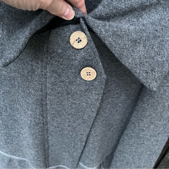 Prana Sephra Full Zip Recycled Wool Blend Shawl Collar Sweater Jacket Sz S - Picture 5 of 16